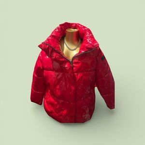 Calvin Klein Glossy Red Jacket